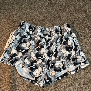 RARE Hello Kitty Black and White Shorts